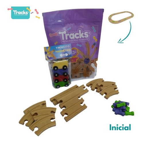 Imagen 7 de 10 de Tracks Circuito Inicial Con Tren Compatible Trencity