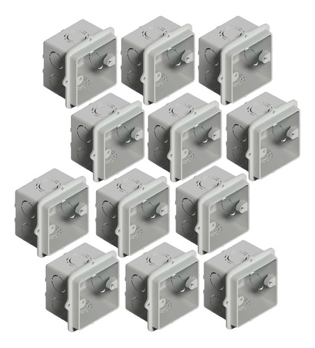 Cajas De Luz Plásticas Embutir Genrod Mignon Pack X 12u