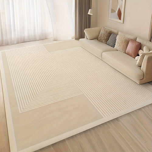 120x180 Alfombra Salón Estilo Lineal Moderna Antideslizante