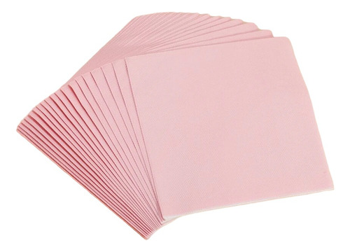 Servilletas Desechables Color Rosa Pack De 16 Para Eventos