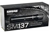 Comprar Microfono Condeser Shure Sm137 Para Vientos Coros Percusion Color Negro