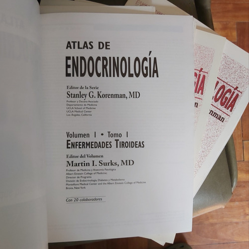 Atlas De Endocrinología  Vol.1  5 Tomos