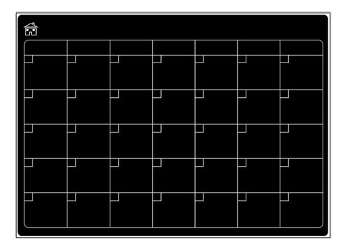 Adhesivo Borrable Con Calendario Y Mes, Horario Semanal, Ref