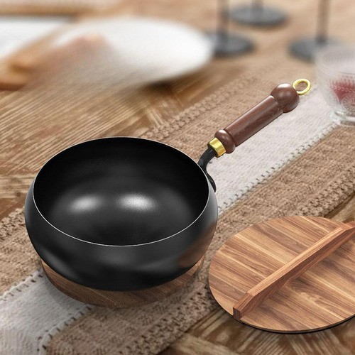 Sartén Wok Wok Chino Fondo Plano Fácil De Limpiar