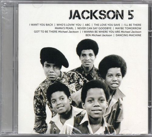 Cd Icon Jackson 5 Michael Jackson Pop Cantores Coletâneas