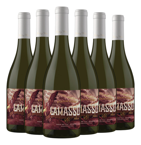 Vino Lamassu Chardonnay Caja X 6 X 750ml. Piegrande --