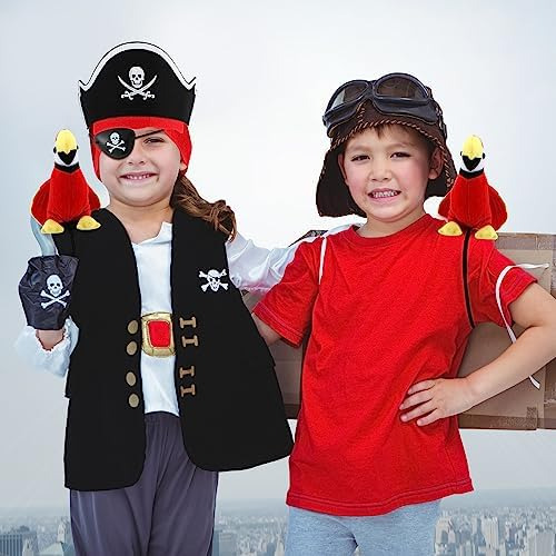 Lenwen Juego De Accesorios De Disfraz De Pirata De 9 Piezas