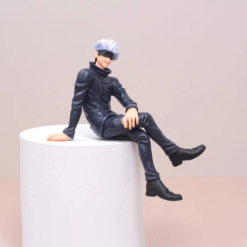 Boneco Satoru Gojo Sitting Version Model Toys 13 Cm