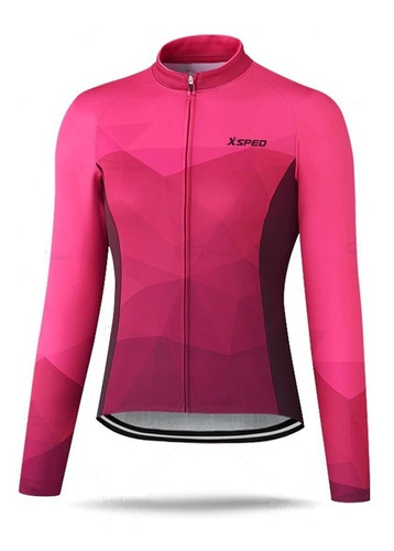 Tricota Polera Ciclismo X-ped Invierno En Polar Femenina