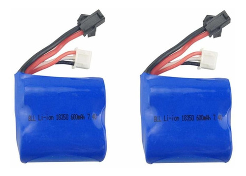 2 Baterias Lipo 7.4v 600mah 2s Sea Jump