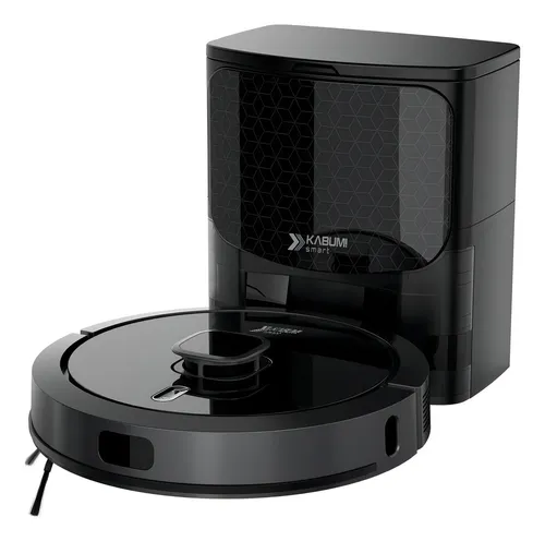 Robô Aspirador Kabum Smart 900 Passa Pano com Base Alexa Wi-Fi