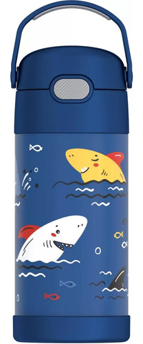 Botella Thermos Termica Infantil Tiburon - Premium