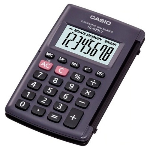 Calculadora Casio Hl-820lv Nuevo Original Negro