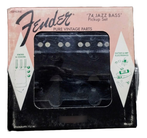 Captador Fender Pure Vintage 74 Bridge For Jazz Bass - Usa