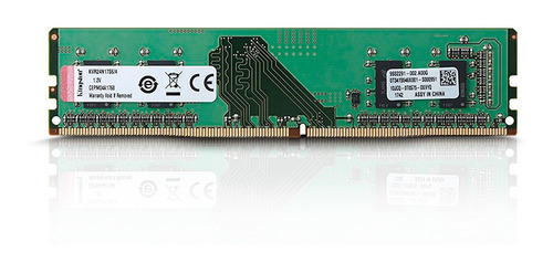 Memoria 4gb Ddr4 2400 Desktop Kvr24n17s6/4 Kingston