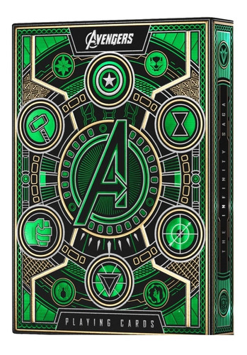 Baralho Avengers (vingadores) - Green Edition - Verde