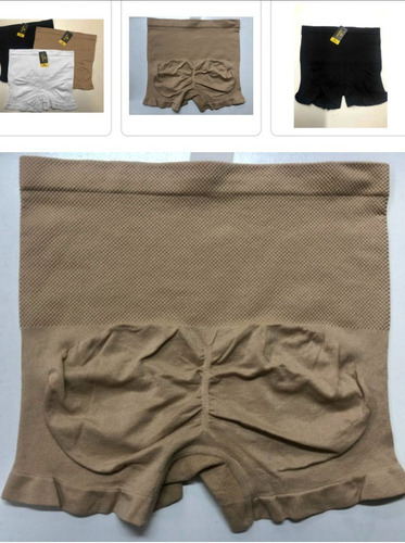 Imagen 4 de 7 de Calzon Short Pantaleta Levanta Gluteos Modela Seamless