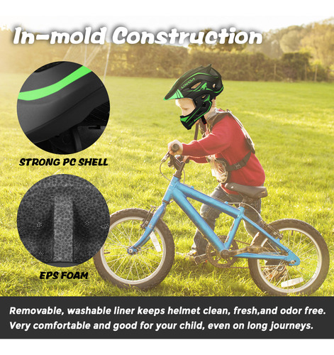 Bicicleta Protectora Infantil Desmontable Con Casco Completo