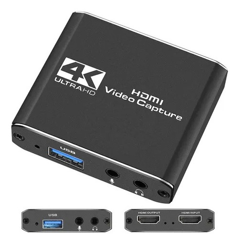 Tarjeta De Captura De Audio Vídeo Portátil 4k Usb 3.0 60fps