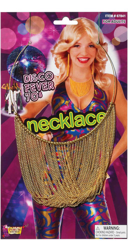 Forum Novelties Disco Chain Collar Para Adultos Tamaño De Ac