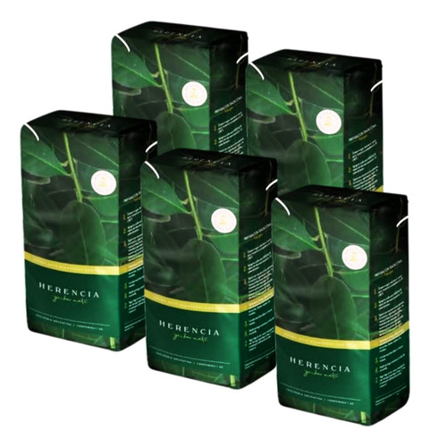 Yerba Mate Herencia Suave Pack X 5 U. No Acidez 500g