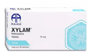 Hidroxizina 10 Mg Xylam Caja 30 Tabletas Raam Laboratorios