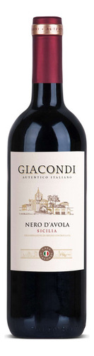 Vinho Giacondi Sicilia Nero D'avola Tinto 750ml