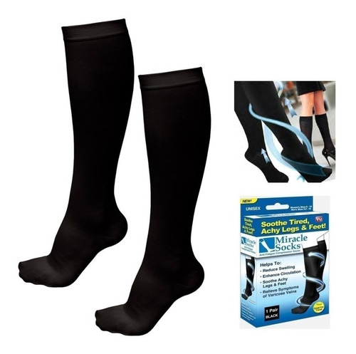 Medias Miracle Socks De Compresión Miracle Socks Talla Única