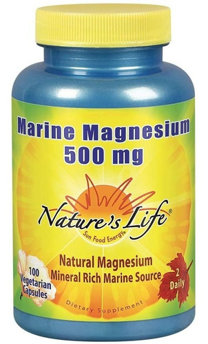 Magnesio 100cps Natures Life - Unidad a $3223