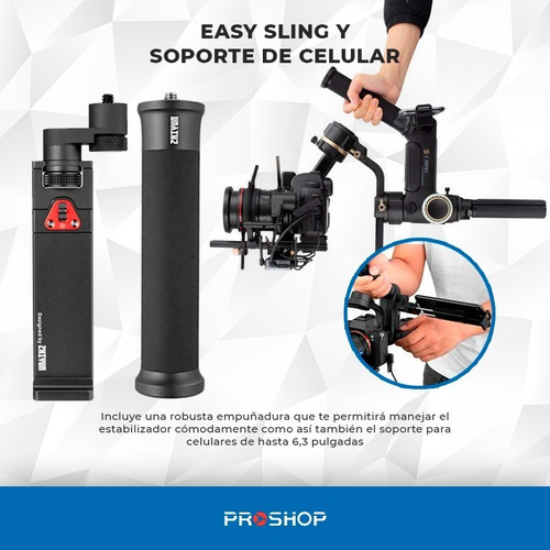 Imagen 9 de 10 de Gimbal Estabilizador Zhiyun Crane 3s Pro Pack Camaras 3-axis