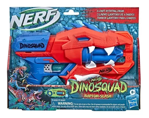 Lancador Nerf Dinossauro Squad Raptor Slash -hasbro F2476