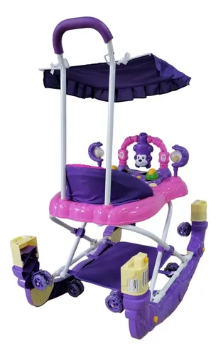 Andador Voyage Mecedor Monkey Lila