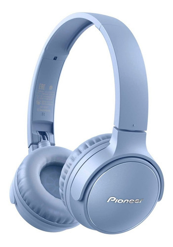 Auriculares De Vincha Pioneer Se-s3bt Bluetooth - Azul Claro