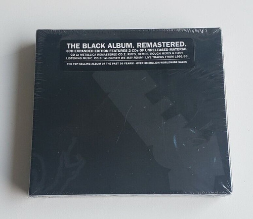  Black Album Negro 3 Cd Metallica  Expanded Usa Nuevo  