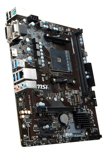 Placa base Msi A320m Pro-m2 Ddr4 Socket Am4 Chipset A320 Amd color negro