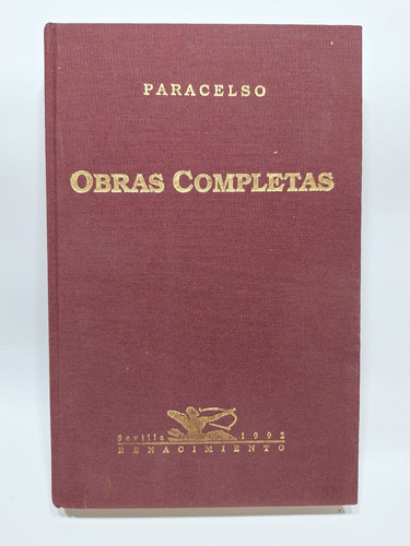 Antiguo Libro Paracelso Obras Completas (opera Omnia) Le775