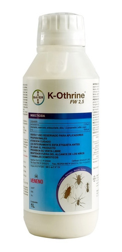 K-othrina 2,5% X 1 Lt Insecticida Bayer Kothrina Bayer