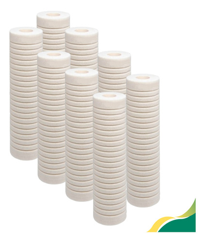 Kit 8 Refis De Polipropileno Ranhurado Cavalete, Caixa Dágua Cor Branco