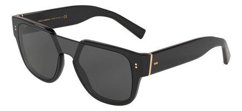 Dolce & Gabbana Dg4356 604/8g Square Shape Negro Dorado