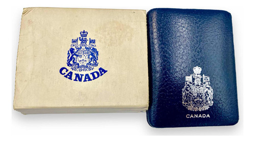 Moneda 1 Dolar Canadiense Año 1976 Con Estuche (Usado)