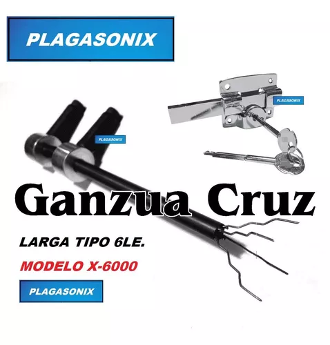 Ganzúa Profesional Cruz Larga 6le Plagasonix X-6000 Para Cerrajeria  Profesional