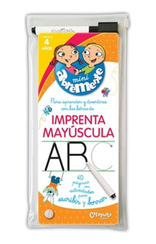 Imprenta Mayuscula-mini Abremente Escribe Y Borra