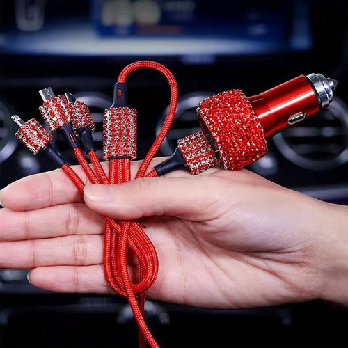 Cargador Para Auto Vehículos Coche Carga Rapida 3 En 1