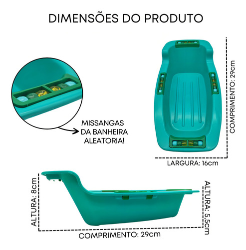 Bañera con forma de periquito, agapornis y cacatúa, color verde oscuro
