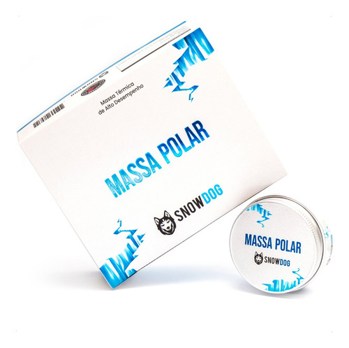 Massa Polar Snowdog Massa Térmica De Alta Performance 50g Cor Cinza