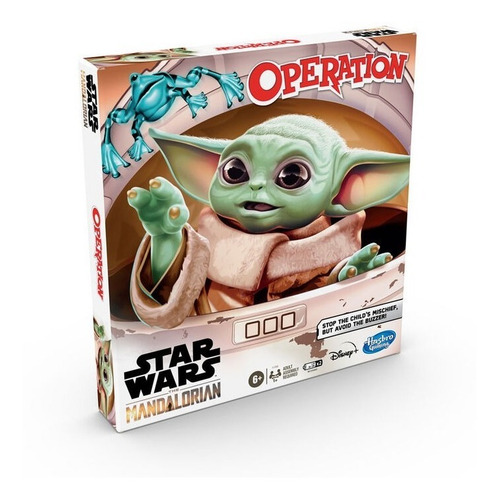 Juego Mesa Operación Star Wars Mandalorian El Niño Grogu