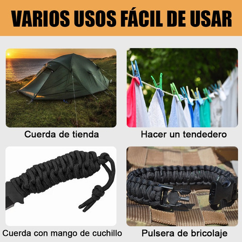 . Cuerdas Cuerda Paracord Pulsera Paracord Supervivencia