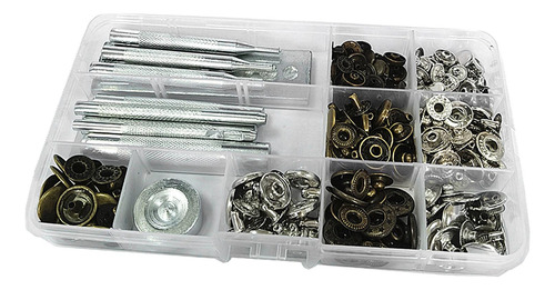 Kit De Cierres A Presión De Cuero Botones A Presión Cobre