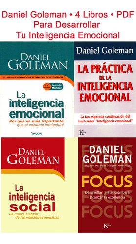 4 Libros Para Desarrollar La Inteligencia Emocional + Regalo