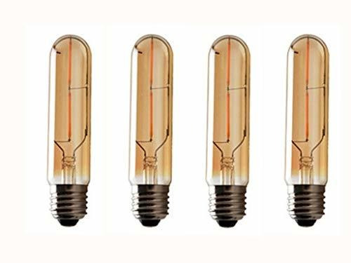 Focos Led - Jklcom Vintage Edison Foco Led 4 unidades, T10/t